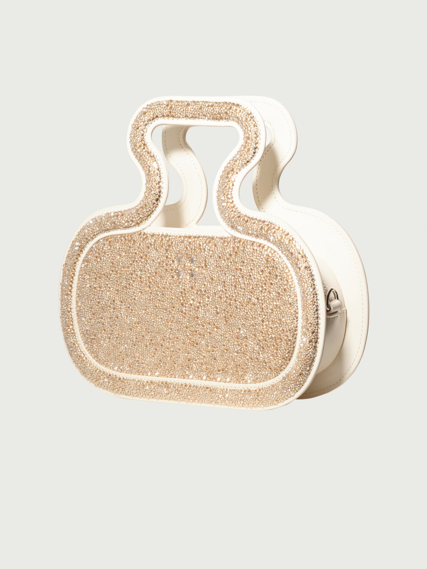 Silhouette Bag in Champagne Gold Swarovski crystals