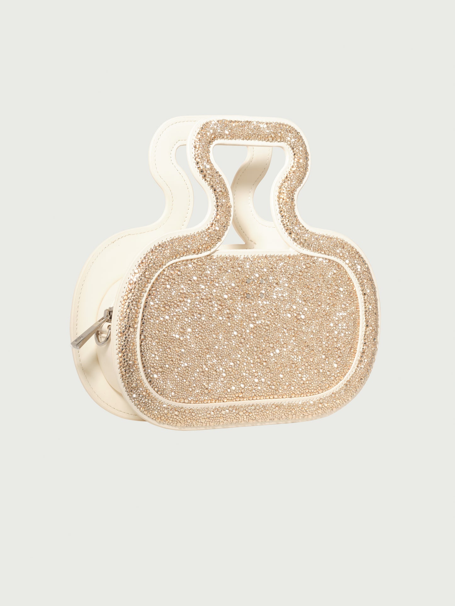 Silhouette Bag in Champagne Gold Swarovski crystals