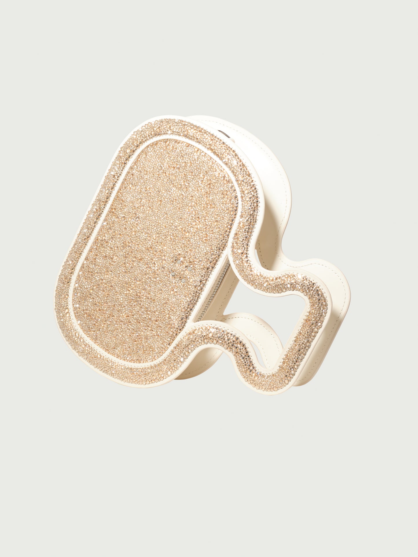 Silhouette Bag in Champagne Gold Swarovski crystals