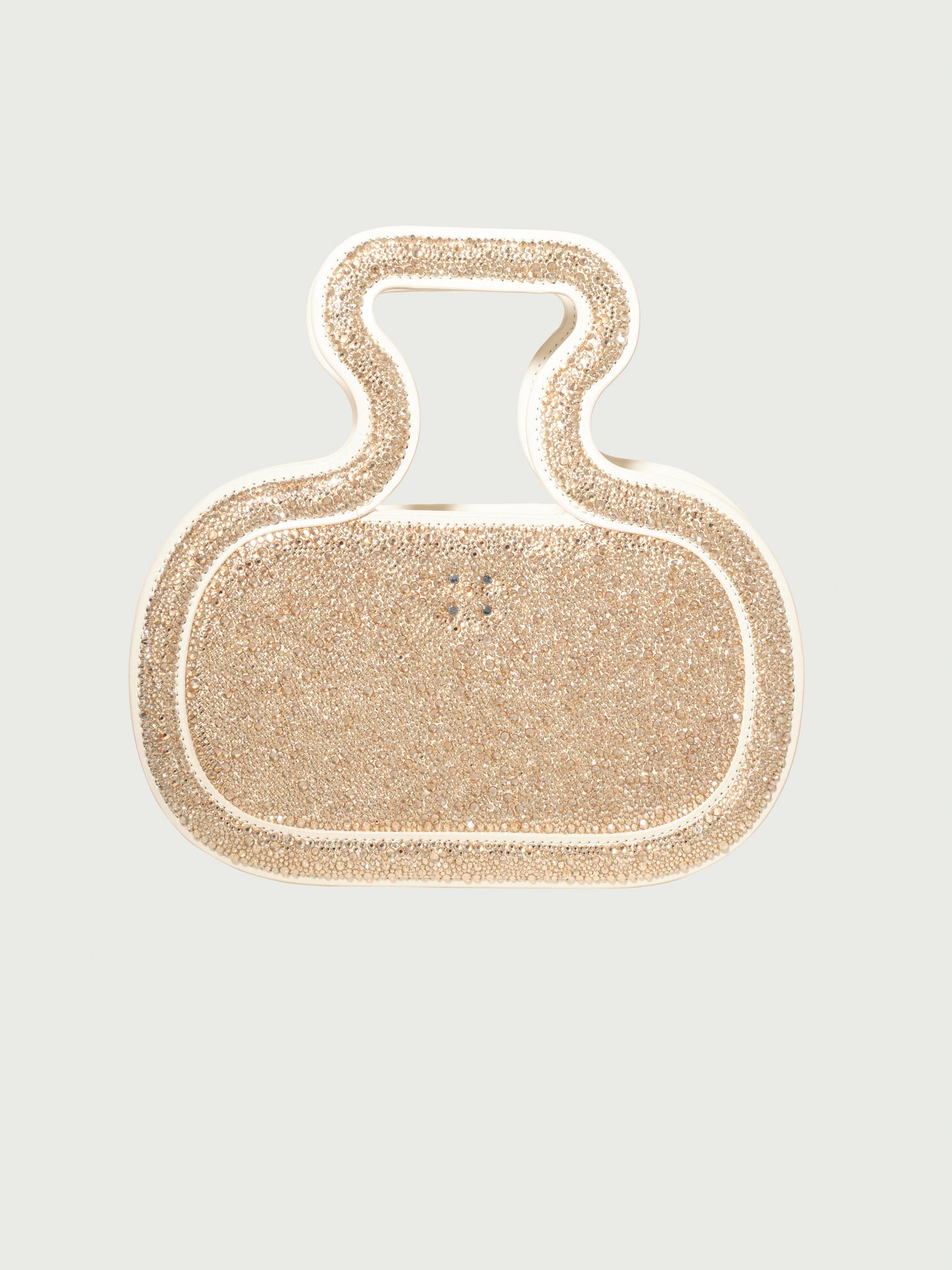 Silhouette Bag in Champagne Gold Swarovski crystals