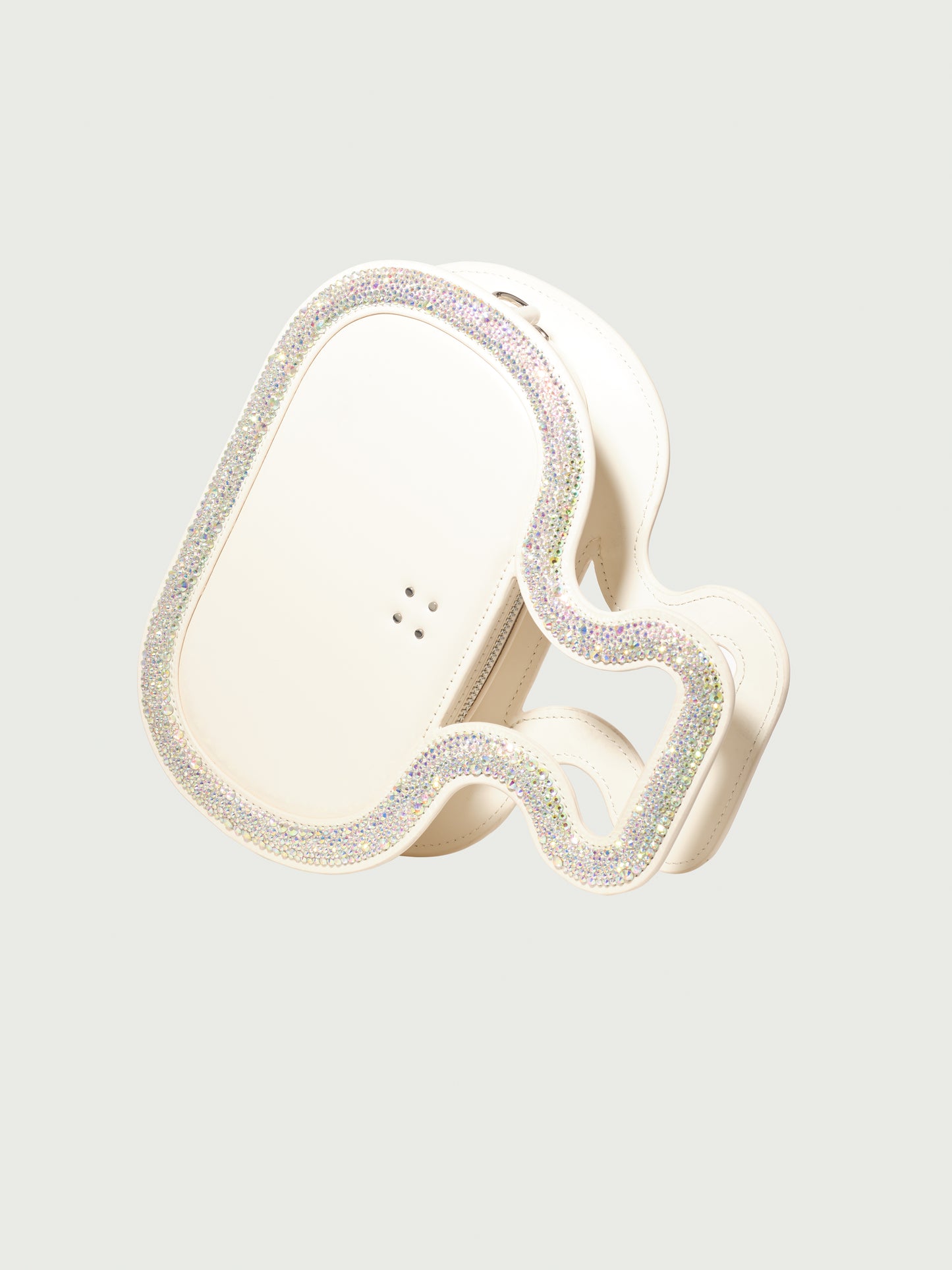 Silhouette Bag in AB Swarovski crystals Handle
