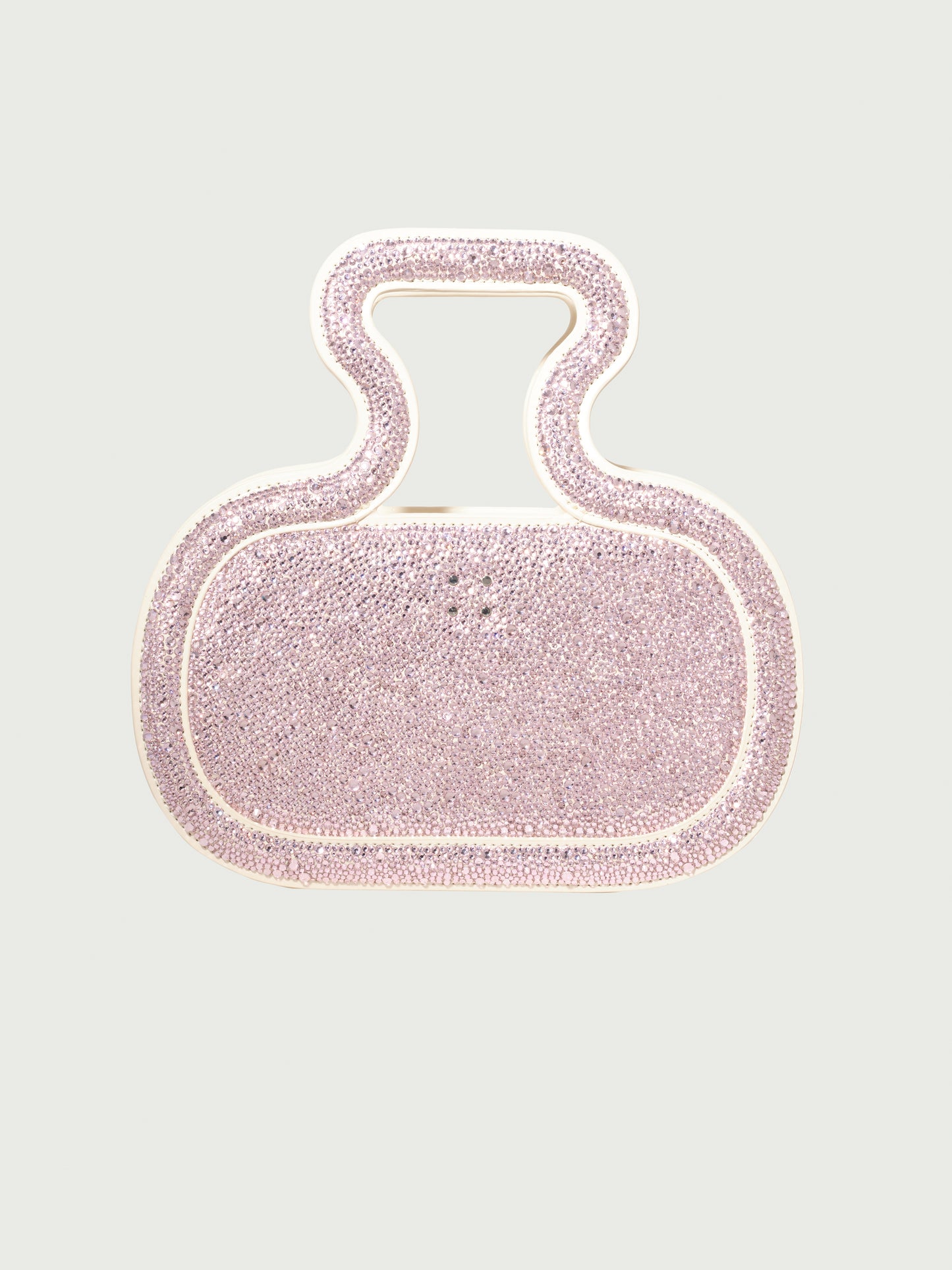 Silhoutte Bag in Baby Pink Swarovski crystals